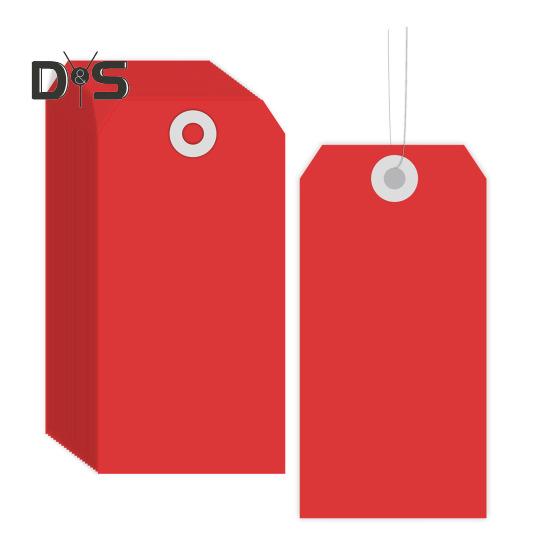 100Pcs Blanks Shipping Tags with Wire Hang Tags Food Clothing Wine Labels for Labeling Inventory Crafts