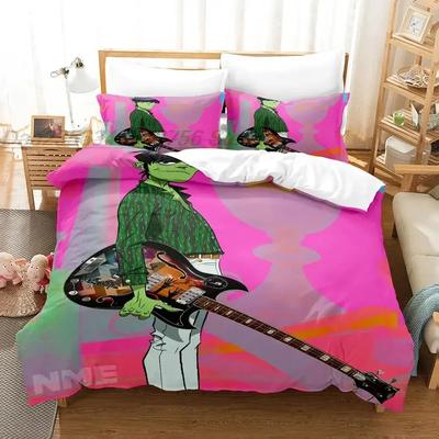 Gorillaz Bedding Set Single Twin Full Queen King Size Bed Set Aldult Kid Bedroom Duvet Cover Sets 3D Print Game Bed Sheet Set