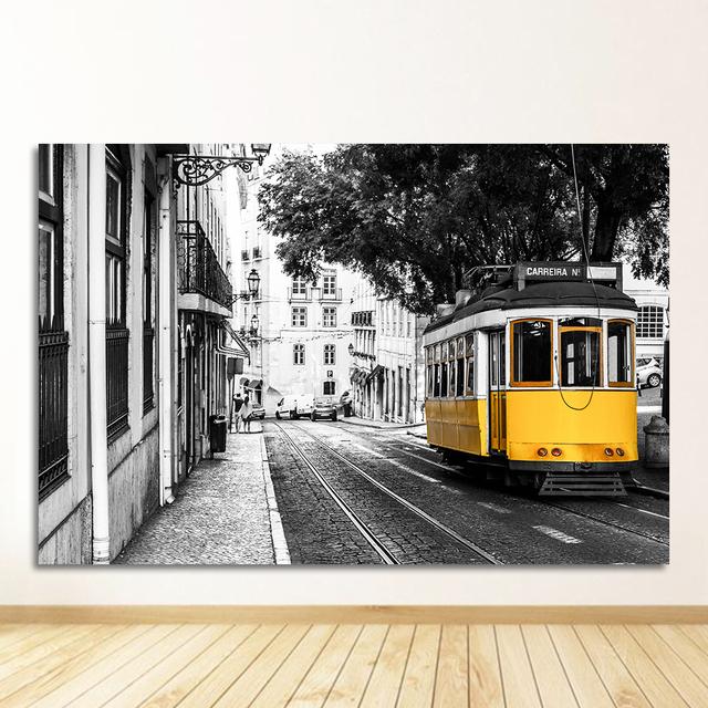 

Принты португальской плитки, синяя дверь, винтажная настенная живопись, холст, картина, фотография города, домашний декор, постер с картой города Лиссабон, Португалия 21cm×30cm NoFrame