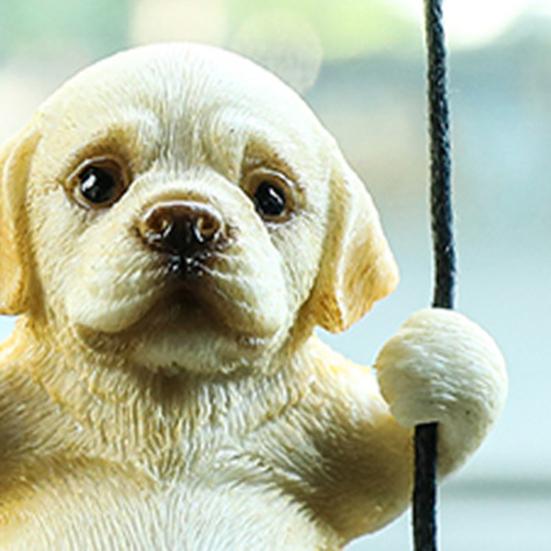 Kreativer Auto-Anhänger, niedlicher Tier-Rückspiegel, hängende Verzierung, neuartiger Auto-Anhänger für lustige Erleichterung