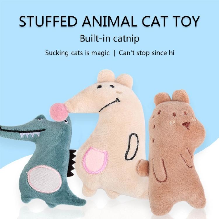 Cats Plush Toy Interactive Filled Chew Toy for Cats Kitten Cute Chew Toy