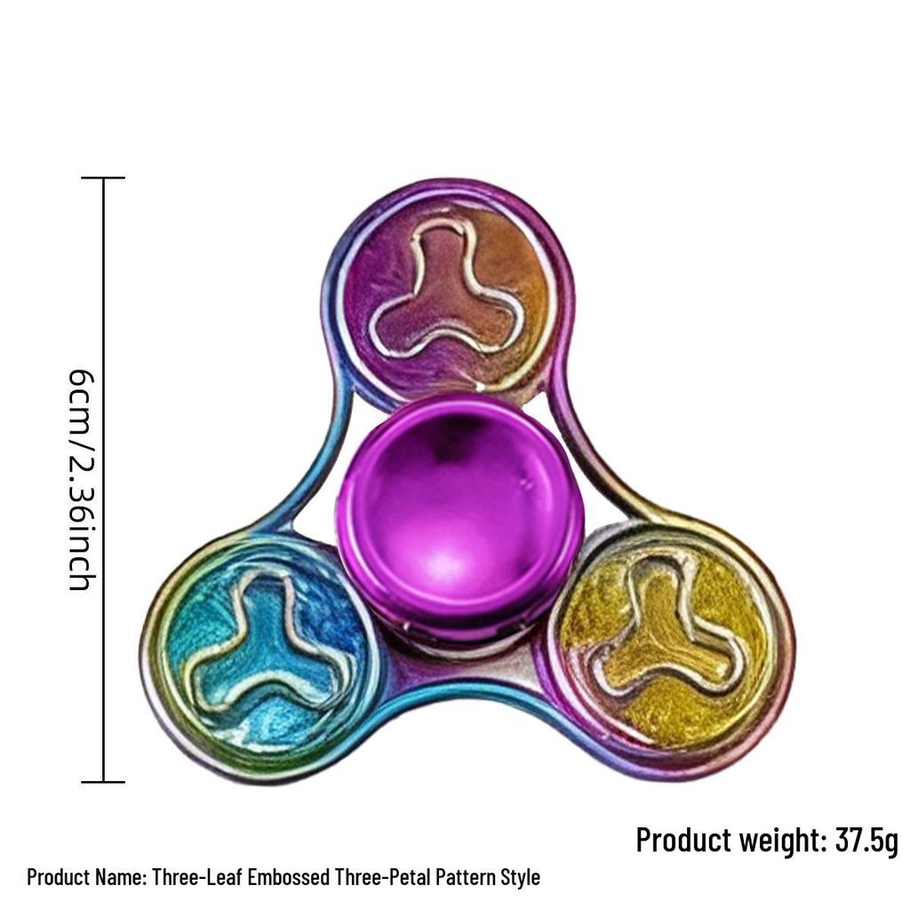 Alloy Fidget Spinner Stress Relief Toy - Handheld Finger Gyroscope Spinner