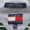 Tommy Hilfiger 90s Old Flag Tag Striped Pattern Short Sleeve Cotton Shirt Men's Used
