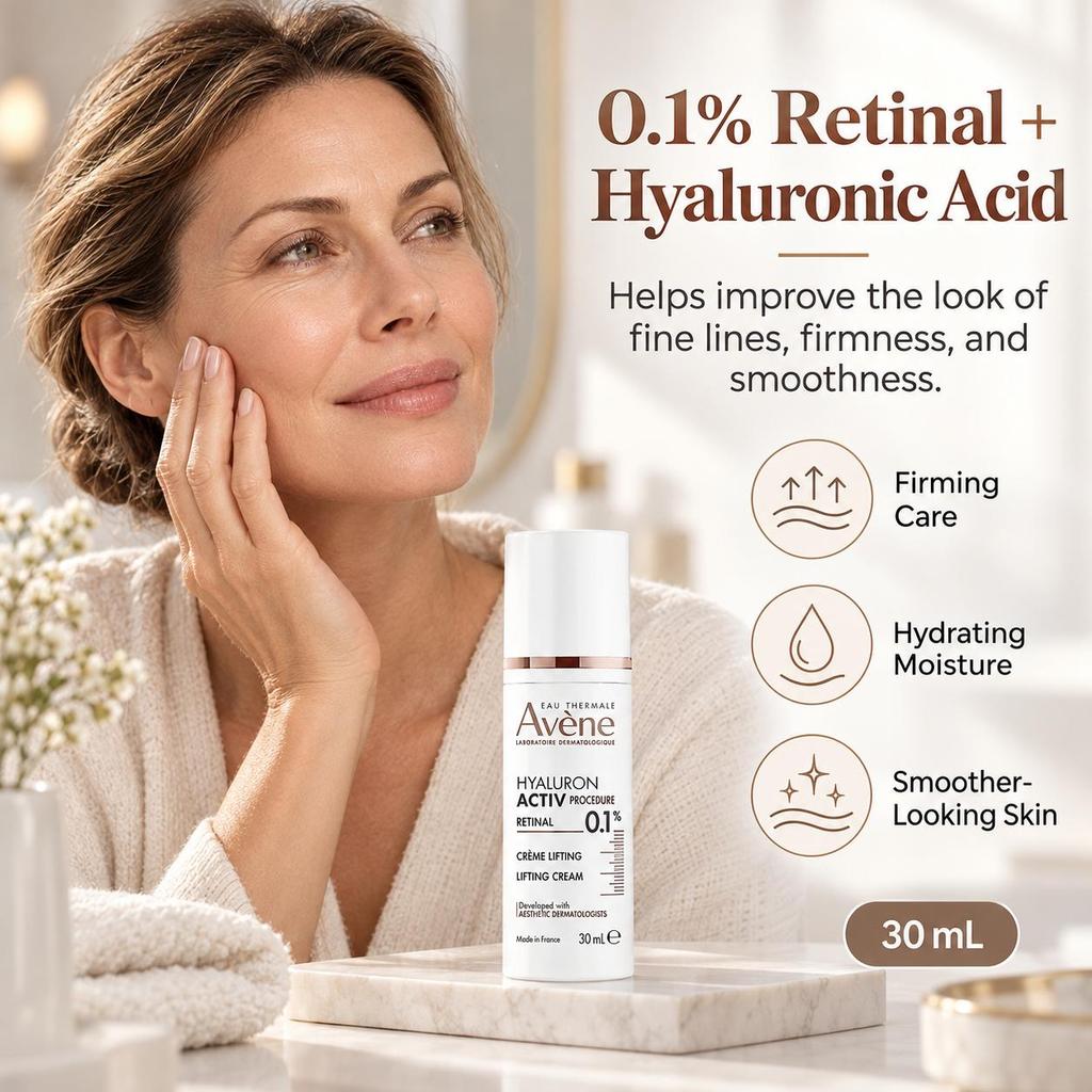 Retinal Lifting Gesichtscreme - 0,1% Vitamin A Straffender Feuchtigkeitsspender