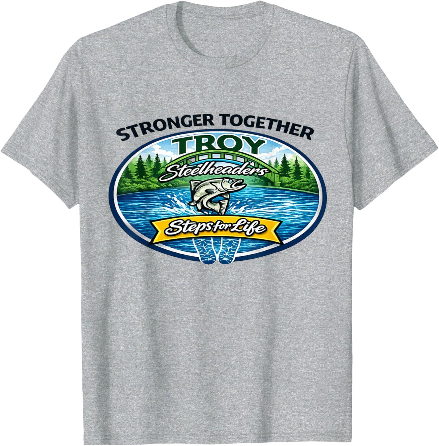 Troy Stronger Together Steps for Life T-Shirt S