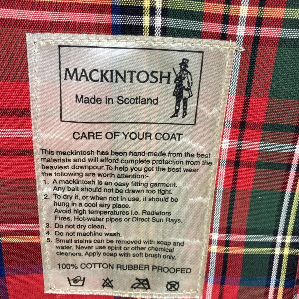 MACKINTOSH Svart dobbel kåpe kåpe 34 svartBrukt