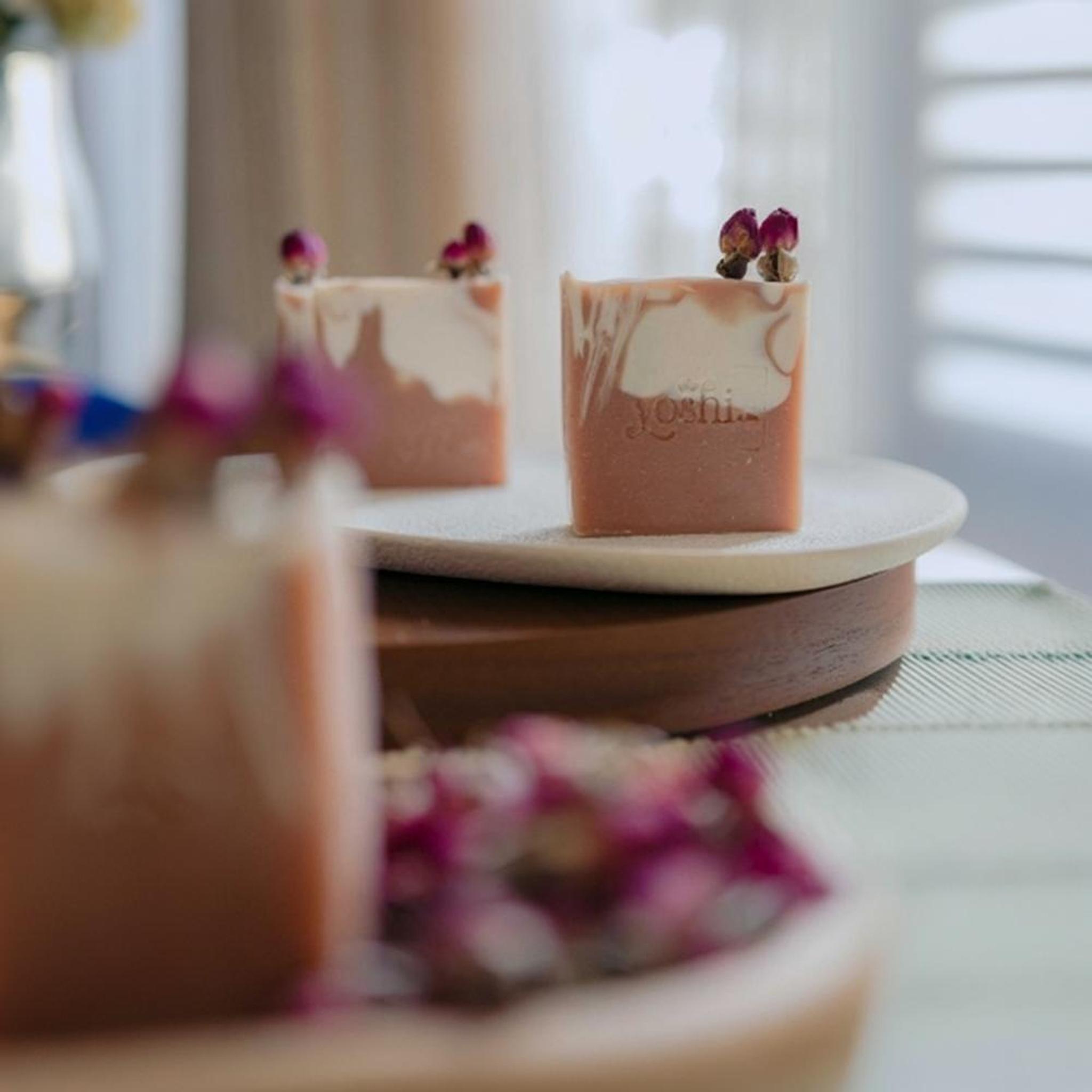 Индийская Роза Роскошное Мыло Холодного Процесса Pack of 2 розовый