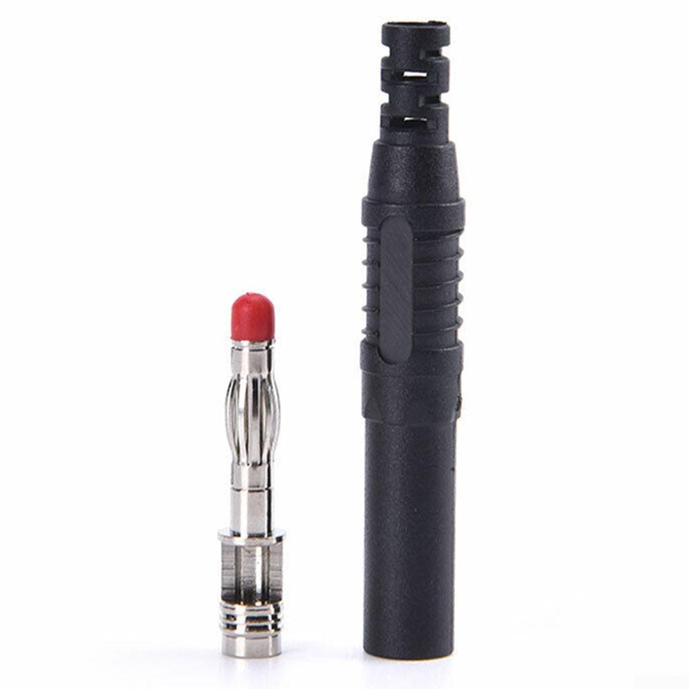 Welding Termination 4mm Male Banana Plugs 2 Pcs for Instrument Testing