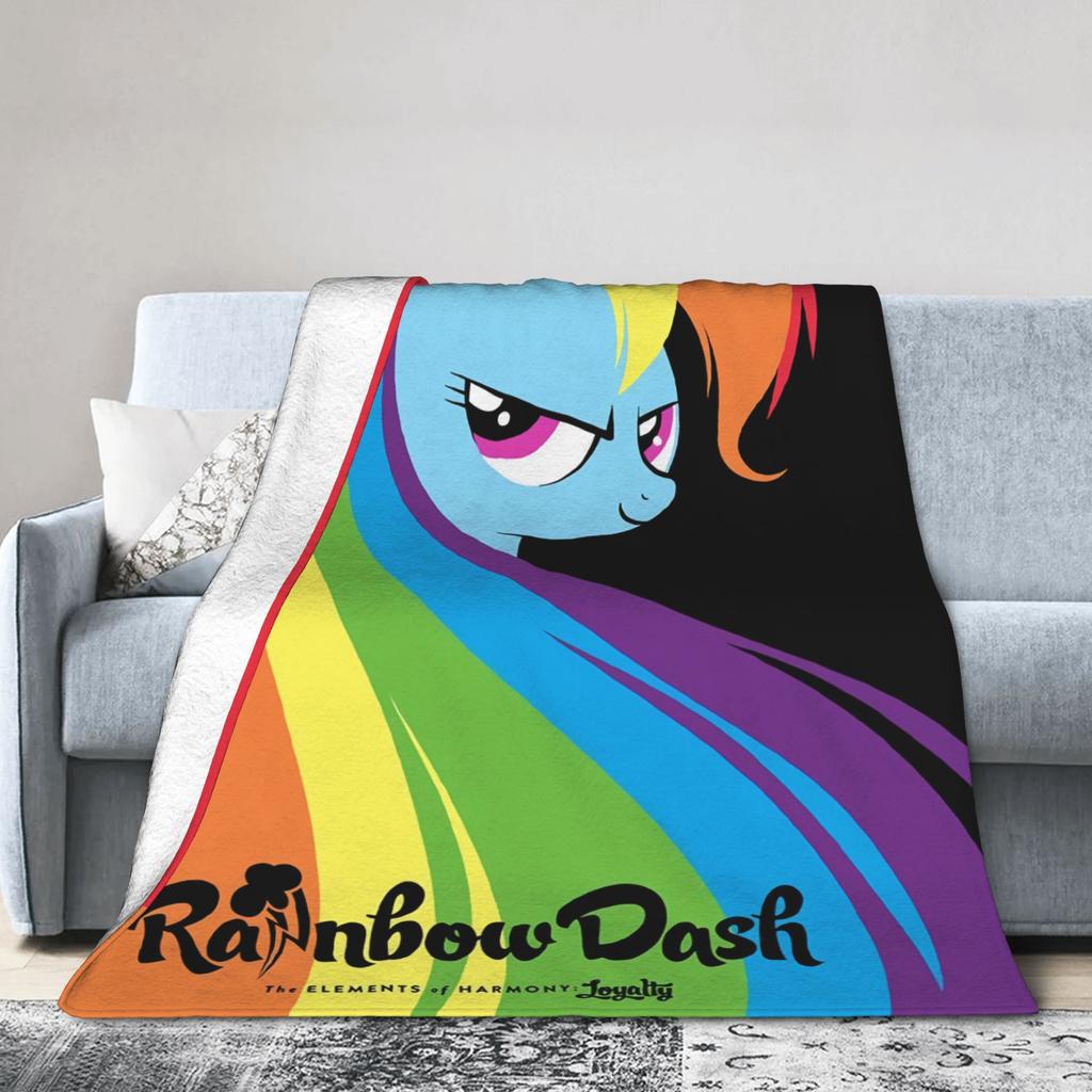 My Little Pony Friendship Is Magic Soft Warm Blanket  Kids Adult Plush Throw Blanket Pattern Home Decor Flannel Sofa Bed Cover