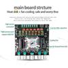 2*220W + 350W TPA3251 Bluetooth Power Verstärker Bord 2,1 Kanal Klasse D USB Soundkarte Subwoofer Theater Audio Stereo Verstärker