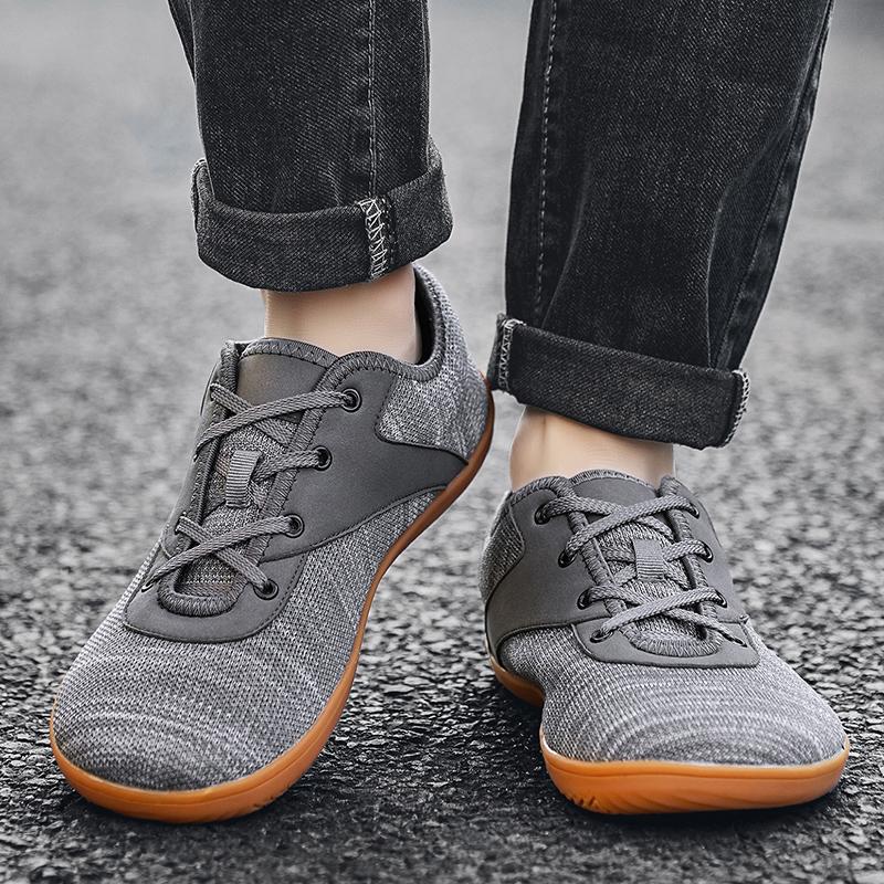 Men's Wide Toe Training Shoes Breathable Knitted Women Walking Shoes Gym Fitness Sneakers Elastic Sports Shoes