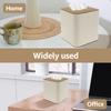 Tissue Box PU Leather Square Tissue Box Paper Box Container Napkin Holder Tissue Storage Box Home Table Decoration for Bathrooms