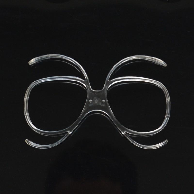 TR90 Butterfly Prescription Insert Frame Ski Goggles Compatible With Myopia Lenses Adult Snow Sports Eyewear Transparent