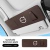 Car Sun Visor Extension Panel For Volvo AWD XC40 V40 XC90 S60 XC60 Anti-glare UV Sun Shield Card Holder Glasses Holder keychain