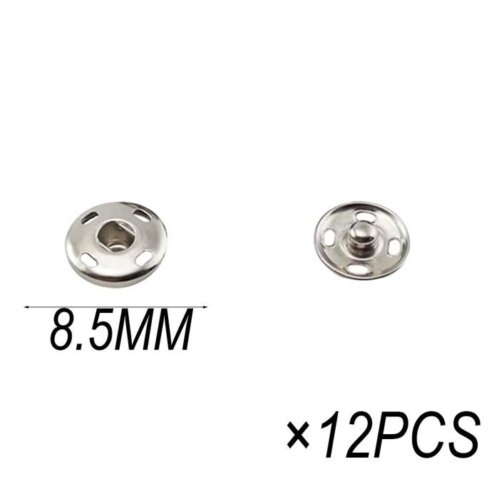 Boutons-pression - CCLKHY - FRAK-21MMY - Métal de haute qualité - Faciles à coudre - Utilisation multiple