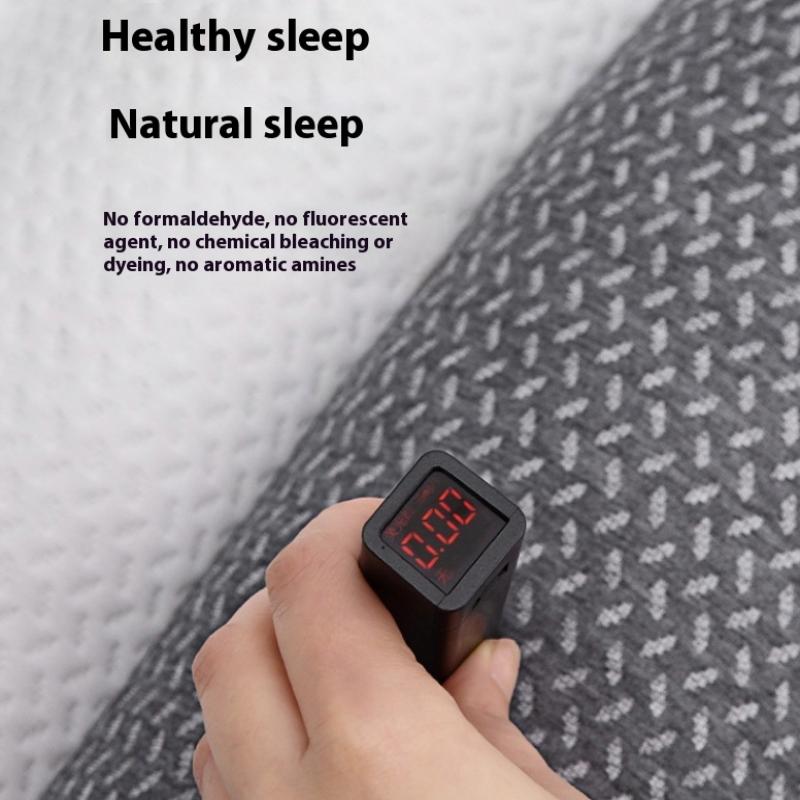 Orthopädisches Kissen zur Unterstützung der Halswirbelsäule und als Schlafhilfe, Zoniertes Design mit umgekehrter Traktion, Strickkern aus Sojafaser, für Zuhause/Wohnheim