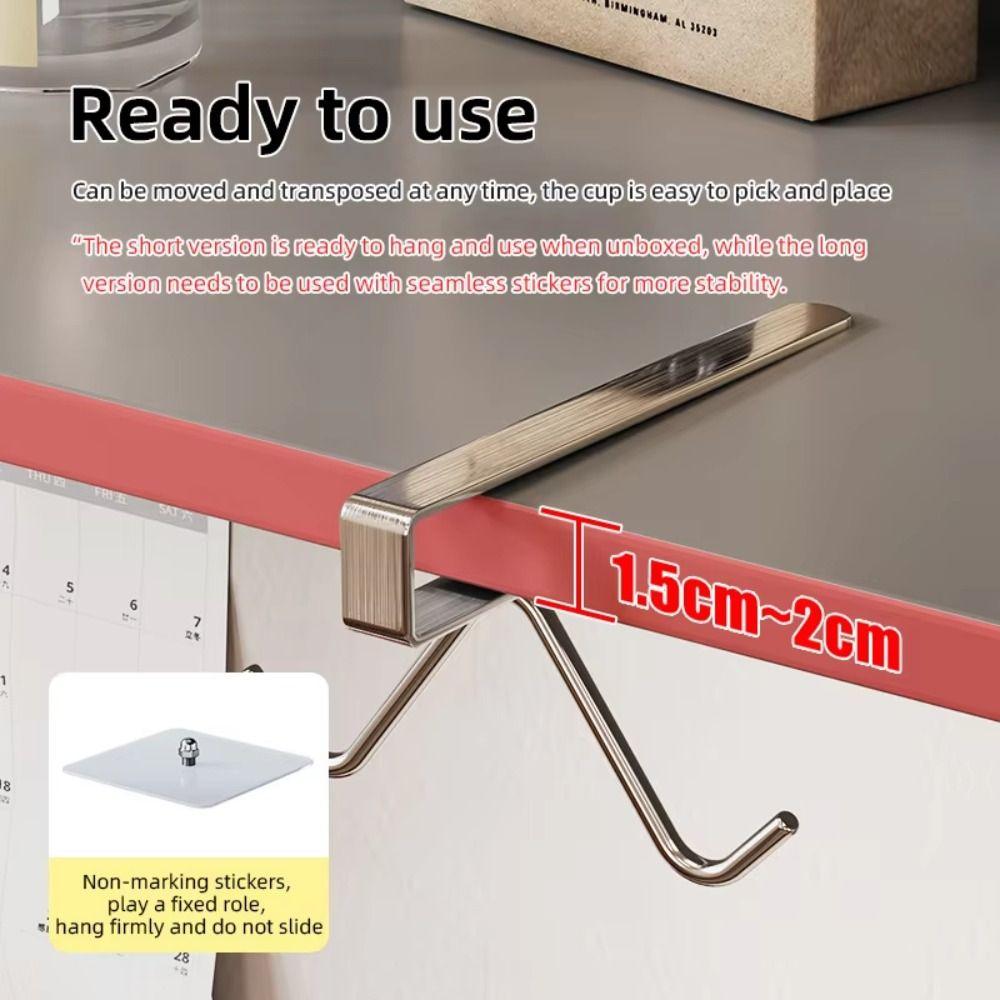 304 Stainless Steel Coffee Cup Holder Multifunctional Cup Hanging Storage  Kitchen Storage