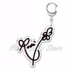Hot Popular Korean Fashion Kpop Girls Band Keychain for Women Man Bag Accessories Bag Key Chain Ring Keychains Jewelry Fans Gift