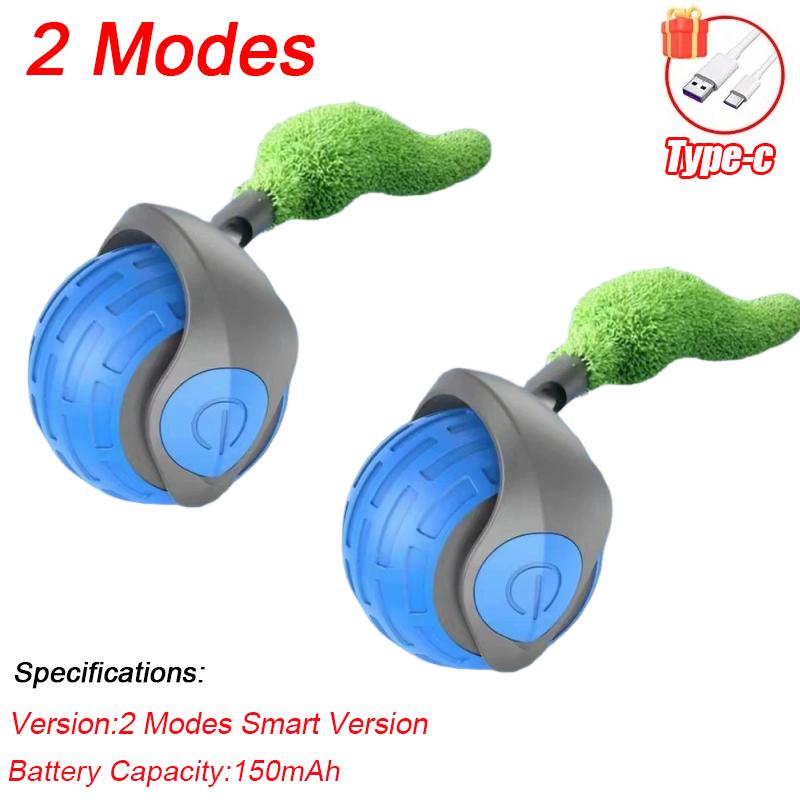 New Interactive Cat Toys Ball Smart Electric Rolling Ball Toys for Cat Kitty Pet Automatic Training USB Rechargeable Cat Toy