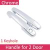 For Toyota Vios Yaris XP40 XP90 XP150 Belta 2002-2017 Chrome Door Handle Cover Trim Luxury Car Accessories 4pcs