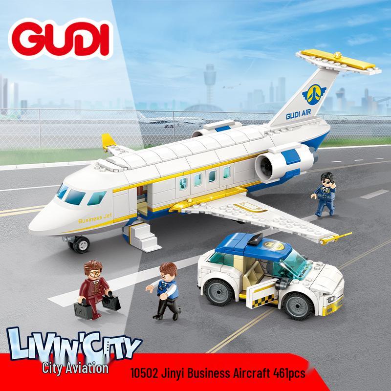 Gudi Educational Airplane Puzzle Model Toy for Kids