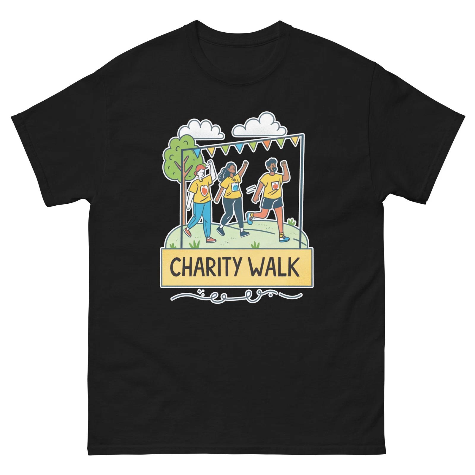 Charity Walk Event Attraction Social Gathering T-Shirt L