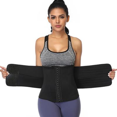 Damen Neopren Taillentrainer Gürtel, Doppelte Gurte Bauchkontrolle Taillenformer, Sauna Schweiß Trimmer Gürtel