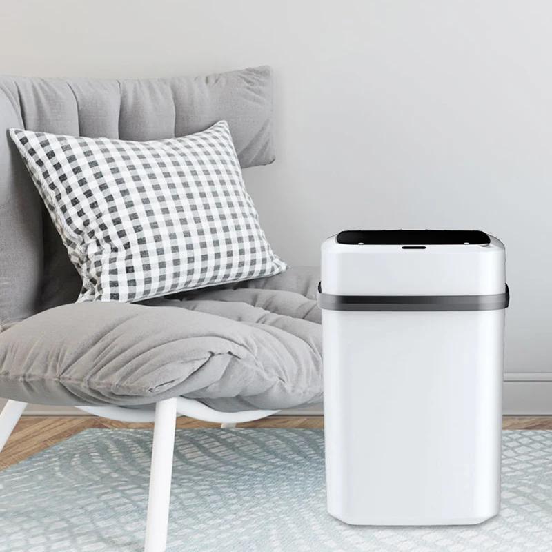 Horký kuchyňský odpadkový koš 13L Koupelnový dotykový odpadkový koš na toaletu Inteligentní kbelík na odpadky Odpadkové koše Popelnice Inteligentní odpadkový koš Kuchyň