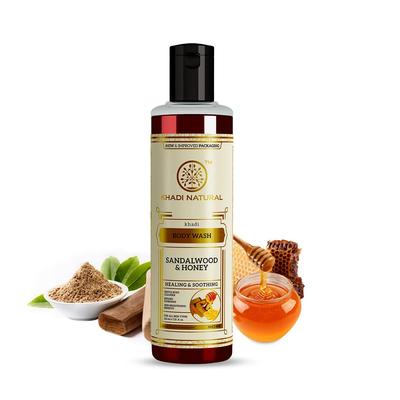 Sandalwood & Honey Body Wash 210ml Pack of 1 | Gentle Hydrating Shower Gel for Soft Smooth Skin