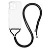 For Honor 400 Lite 5G Case Reinforced Corner TPU Clear Phone Cover with Lanyard