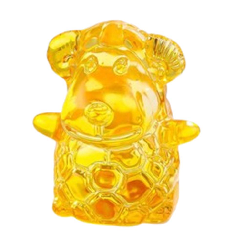Creative Citrine Figurine Ornaments Crystal Mini Miniature Figure Car Interior Ornament