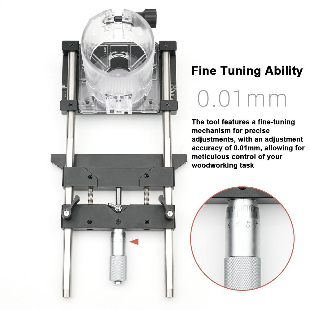 Professional Aluminum Alloy Cutting , Fine Adjustment Mechanism with 0.01mm for Woodworking, with High Stability Engraving Scale,