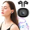 Bluetooth-Compatible 5.4 Headphones Noise Cancelling Digital Display Earbuds Smart Headphones for Running Gym Workout