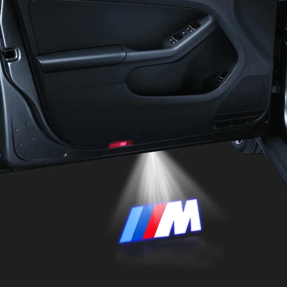 Accessories Interior Mouldings Hot 2pcs Car LED Door Projector Welcome Lamp Is Suitable For BMW 1 Series, 3 Series And 8 Series CUY1