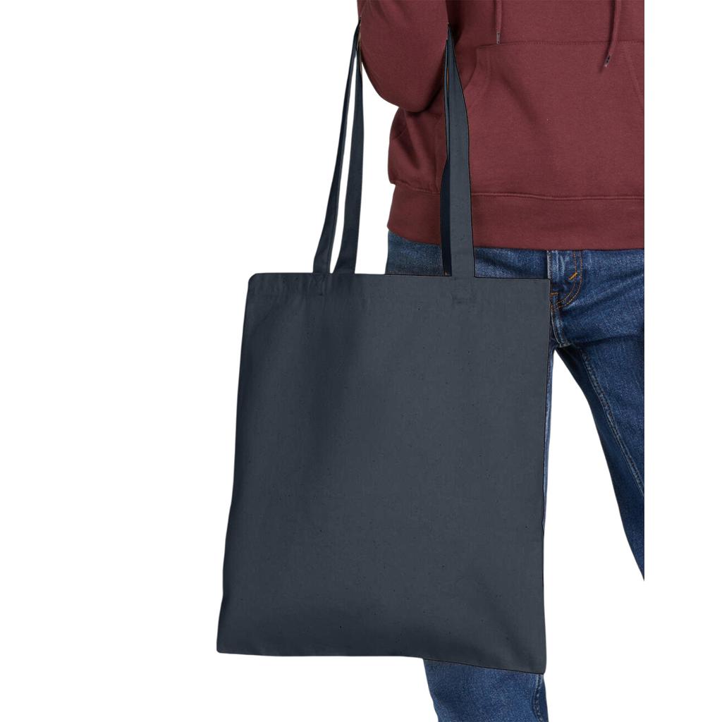 SG Accessories Organic Cotton Canvas Long Handle Tote Bag