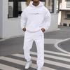 Unisex Zimní Tištěná - Podšitá Mikina a Tepláky Sada Volný Střih Sladěná Pár Tracksuit pro Volný Čas