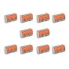 10Pcs Wire Block Clamp Terminal Quick Conductor Flexible Hard Cable Connector PCT218