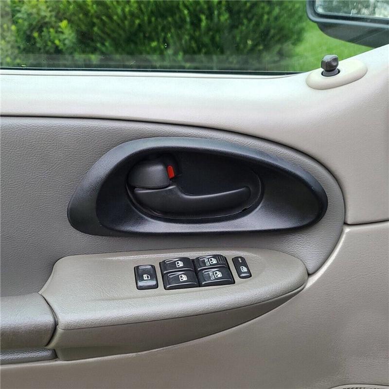 4PCS Front Rear Inner Door Handle Bezel for Chevrolet Trailblazer 2002-2009 15214503 15214502 15214506 15214507