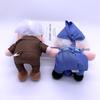 2 unidades/juego 14/20 cm Juguetes la Película UP Carl Abuelo Abuela Dibujos Animados Rellenos Suaves de Felpa Carl Up Peluches Regalos para Niños