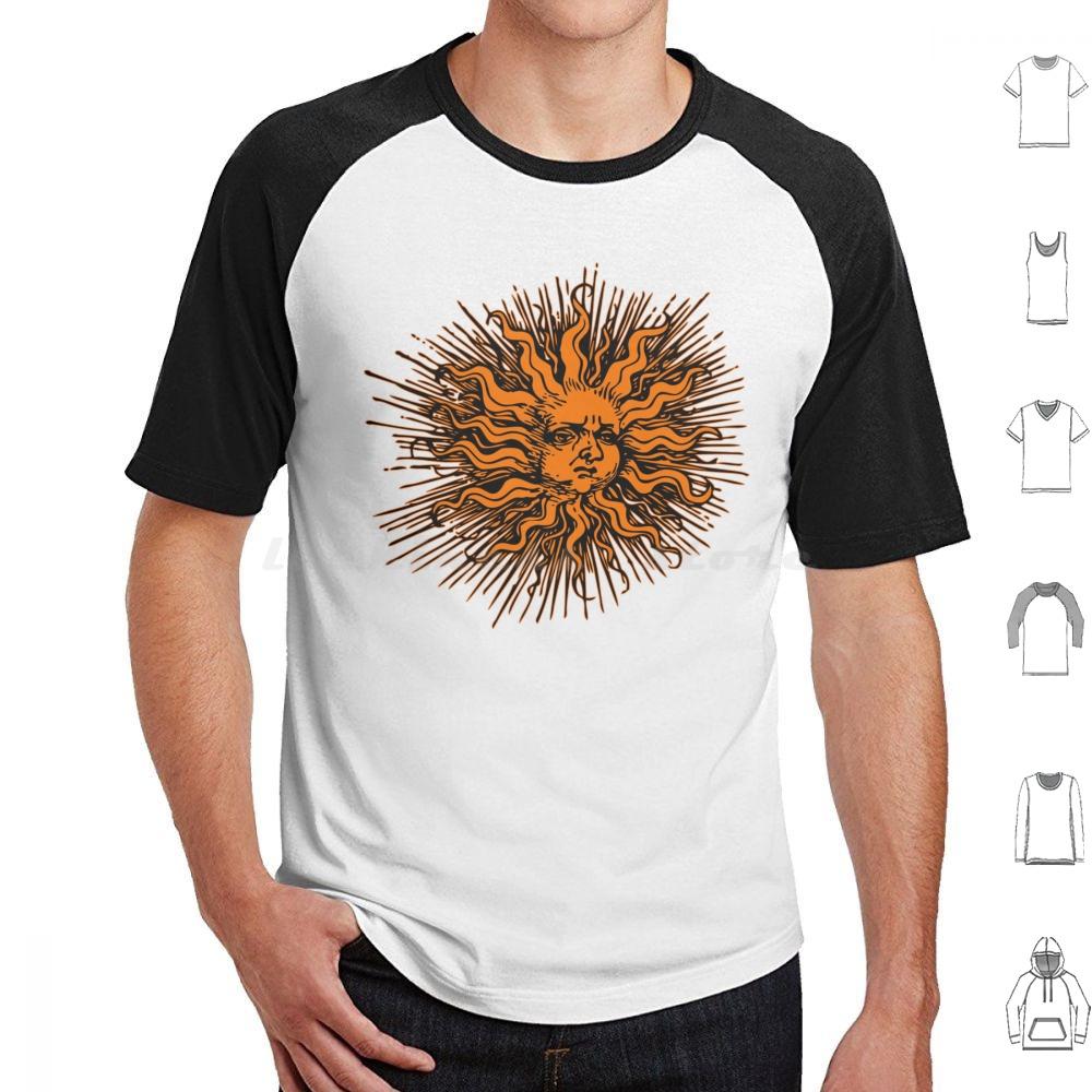 Sun T Shirt Cotton Men Women DIY Print Sun Solar Pagan Summer Wicker Man Summerisle Midsummer Magic Folklore Mild Peril