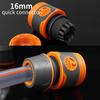 5PCS 1/2" Garden Hose Quick Connector for Repair Extender Water Tube Joint 12mm 16mm Irrigation Pipe Coupling Adapter