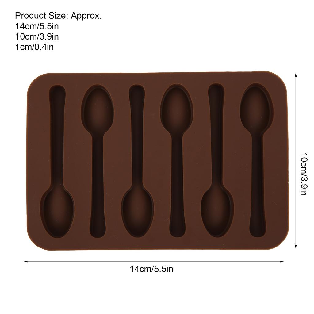 Cake Chocolate Mold NonStick Spoon Shape   Baking Mould Tool Bakeware Kitchen Accessories(Spoon Shape )