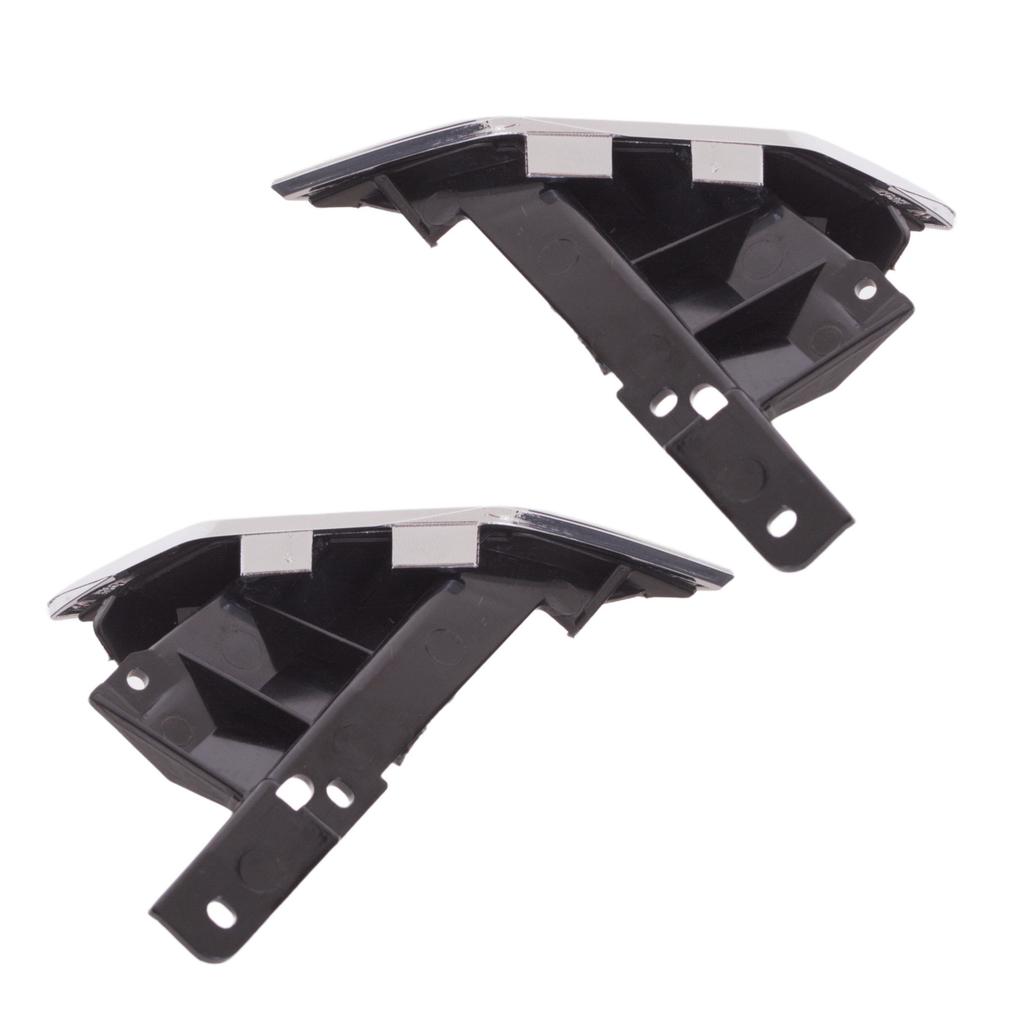 SKODA SUPERB II Lift 13-15 Washer Spray Nozzle Cover Chrome Left & Right 2 Pcs Set