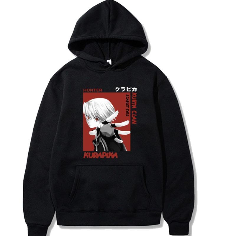 Japanese Animation Hoodie Fashion Design Women's Sweatshirt Fleece Oversized Couples Casual Streetwear Hoodies