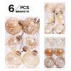 Christmas Ball Set Pet Rope Woven Tree Ornaments Xmas Holiday Decorations