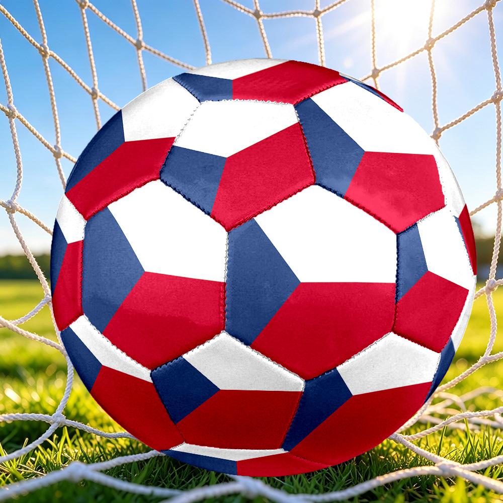 1pc 2026 Classic Flag Soccer Ball Size 5, Machine-stitched, Suitable for Practice Matches/tournament Training Sports, Lightweight and Durable. C7015