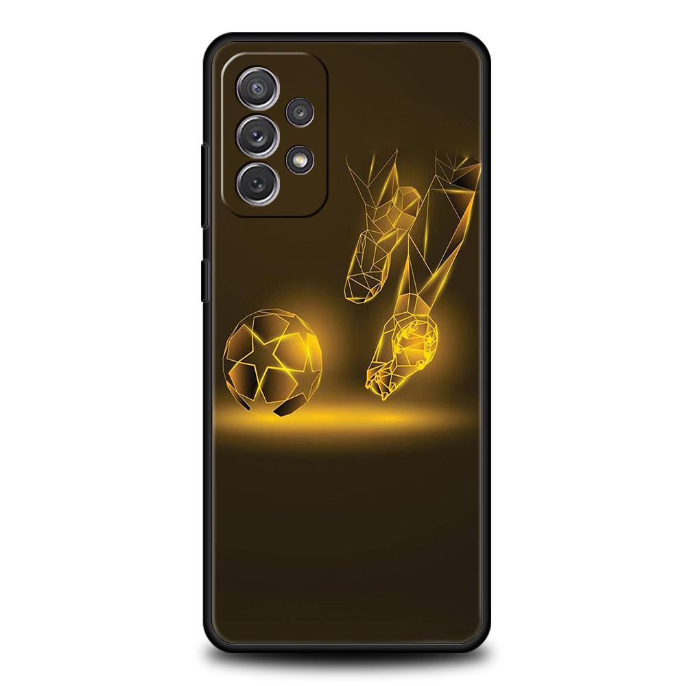 

Football Sport Soccer Phone Case for Samsung Galaxy A15 A14 A25 A54 A34 A51 A71 A72 A73 A32 A52 A52S A11 A21S A31 5G Soft Shell for Samsung A11