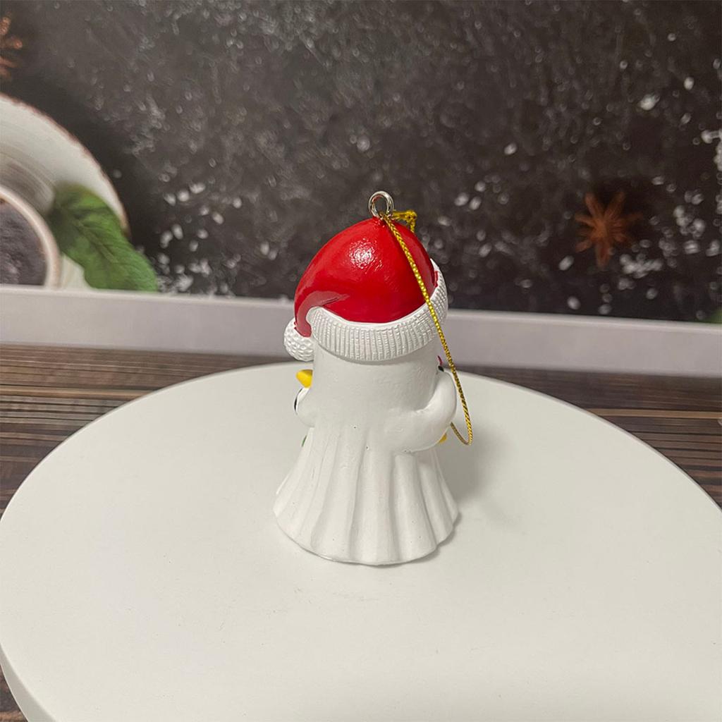 Christmas Hat Spirit Body Three-dimensional Cartoon Decoration Pendant Christmas Gift Hanging Decoration