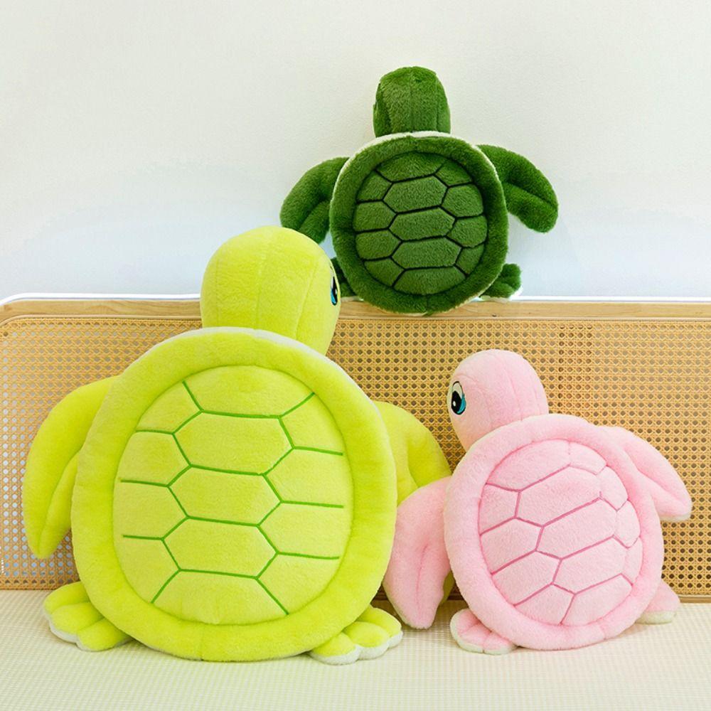 Soft Sea Tortoise Plush Toys Fluffy Turtle Animal Doll Animal Sea Turtle Pillow  Car Decor