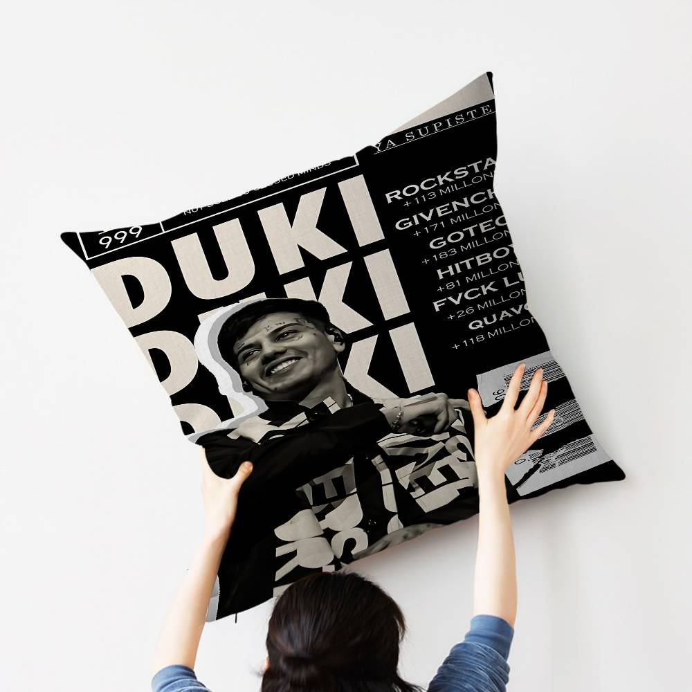 Rapper D-Duki Cushion Cover Pillowcase Upholstery Sofa Throw Pillow Home Decor Pillowcas